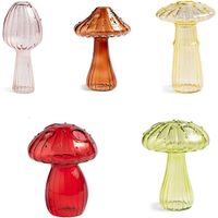 Station de propagation de plantes 5 pièces, petit vase en verre