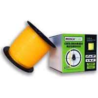 PROTECTA Mosca 'Clac Cinta Engomada Doble Cara para Control de Moscas, 150 m