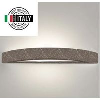 APPLIQUE DA PARETE FINITURA PIETRA MARRONE 1XE27 ERIDA BELFIORE