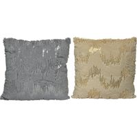 CUSCINO IN POLIESTERE CON LUSTRINI 43X43 ASSORTITI