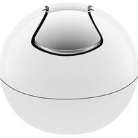 Spirella Bowl Pattumiera a dondolo, Capacità 1L , Bianco