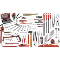 Facom – Coffret multi-outils 112 pièces – Marteau, tournevis, clés, pinces – Pour travaux de précision et chantiers – Poids 11,23 kg