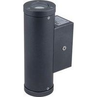 Applique extérieur LED 2X1W aluminium anthracite 181X62mm 2 faisceaux indirect 4500K 120lm T1 IK08 IP55 ILO EBENOID 079841