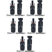 Connecteur photovoltaïque panneau solaire câble photovoltaïque 5pcs