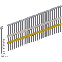 Clavo de cabezde círculo 3000 unidades RK 31/80 BK Prebena
