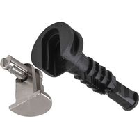 Alfa Stop Bodenträger Trägerteil 8 mm vernickelt, Gehäuseteil Normal-360 8 mm