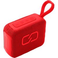 Tragbarer Bluetooth-Lautsprecher 5.3 5W Modell XS40 Wasserdicht IPX4 Akkulaufzeit 16H Ledwood Rot
