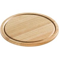 Vassoio da portata Zassenhaus, in legno di caucciù, diametro 25x1,5 cm