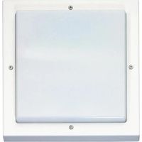 sg-leuchten Moderne Außenleuchte Weiß Quadrat 24 cm