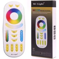 MiBoxer FUT092 Fernbedienung (4 Zonen, RGB+CCT) – weiß