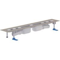 DALLMER caniveau de douche CeraLine PLAN 2 caniveaux, F 1000mm,