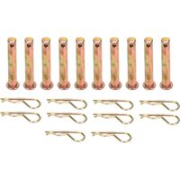 Lot 10 goupilles en R – 8x50 mm – moteur diesel refroidi air – pour 178F / 186F – farming machine