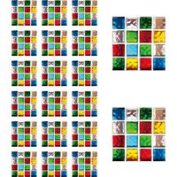 Carrelage mural adhésif mosaïque pour salle de bain, carrelage 3D adhésif pour bordures de carrelage mural salle de bain et cuisine - 20 feuilles