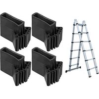 Pcs,Replacement Ladder Feet,Rubber Ladder Feet,Ladder Safety Feet,Ladder Protective Cover,Ladder Accessories,For Telescopic Ladder,Herringbone Ladder
