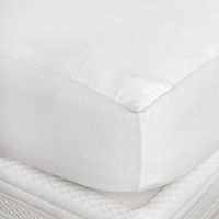 Alèse de lit en coton gratté Blanc 80x200 cm