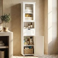 MAXLEAD Meuble de rangement de salle de bain étroit