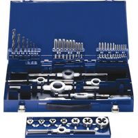 Eventus by Exact 10722 Gewindeschneidsatz 43teilig HSS metrisch M3, M4, M5, M6, M8, M10, M12