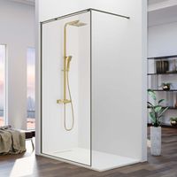 Walk In Duschwand FRESH ARENA Gun metal / 100 cm