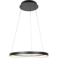 Steinhauer - suspension - Ringlede - noir - métal - Ø 57cm - LED