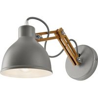 Lamkur Marcello Adjustable Dome Wandleuchte Rustikal, 1x E27