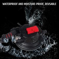 Ventouse robuste avec crochets pour arrimage en voiture ou en camping, ventouse pour auvent ou bateau. Piège à ventouses pour camping.