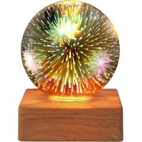 dirigéVeilleuse,3DEffets de feux d'artifice, avecUSBFil