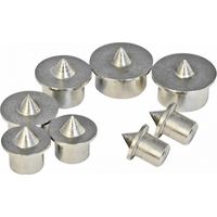 Silverline – Pointes de centrage pour chevillage 8 pcs – Tailles 6/8/12 mm – Pour perçage précis dans bois dur – Aligne les trous de chevillage