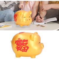 Tirelire Enfant Cute Design Anti-Chute PVC Vinyl Petit Piggy Bank Decoration Maison Gold Coins Storage