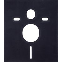 Multi schalldämmende Wandeinbauplatte für Wand-WC, Anthrazitgrau (VLOZKAWCA)