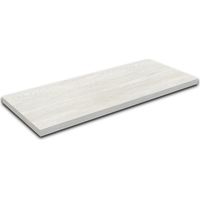 Mensola Per Lavabo In Legno Laminato Ghiaccio San Marco fino a 130 cm Profondità 36 cm Scatolato da 10 cm