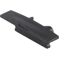 Bilton LED Profil Endkappe BLine-S IN passend zu Led Eckprofil RAL 9005, Kunststoff schwarz