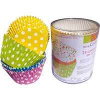 Boite 24 caissettes de cuisson "pois"
