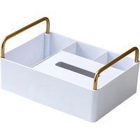 Aufbewahrungsbox für Taschentücher, Kunststoff-Aufbewahrungsboxen für Zuhause, Wohnzimmer, Papierbehälter