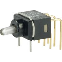 Interrupteur à levier 1 x On/On NKK Switches G12AP 28 V DC/AC 0.1 A à accrochage 1 pc(s)
