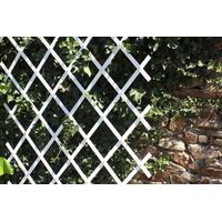 Traliccio in PVC bianco JANY DECO, 0,07 m di larghezza x 1 m di altezza x 2 m di lunghezza JANY FRANCE