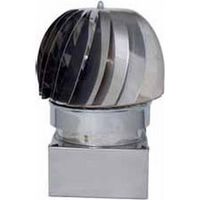 Fumaiolo Girevole Globo Quadrato cm. 25X25