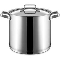 Auflaufform - PUJADAS - 24 cm - Edelstahl - Ergonomische Griffe - Induktionskompatibel
