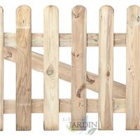 Klassisches Gartentor aus Holz 80 x 100 cm