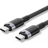 El Cable USB-C Vention TRI de 2 metros combina durabilidad y rendimiento para satisfacer las necesidades de carga y transferencia de datos de tus disp