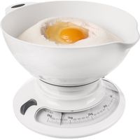 Balanza de cocina mecánica con recipiente de 5 kg