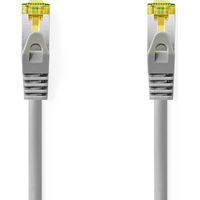 Nedis Cat 8.1-Netzwerkkabel / S/FTP / RJ45 Stecker / RJ45 Stecker / 5.00 m / Rund / LSZH / Grau / Label