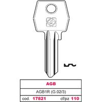 Silca CHIAVE ASC AGB1R (G.VAC 3) AGB 100.00 pz