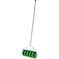 Rodillo Aireador Césped Clavos Mango Desmontable 100 cm 3 Piezas Aflojar Suelo 45 cm