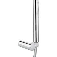 KIT DE POMMEAU DE DOUCHE ROND + SUPPORT ARTICULÉ Dimensions : Chrome