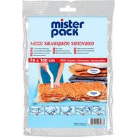 SACCHI SALVASPAZIO PER SOTTOVUOTO MISTER PACK RIUTILIZZABILE -70% VOLUME 53557V 70X100 CM (53556)