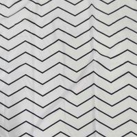 GEDY TTE13661800 Cortina 180X200 cm Blanco-Negro - ref: TTE13661800