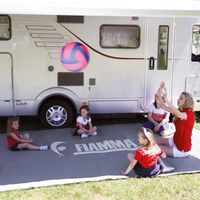 Alfombra para toldo Fiamma Patio Mat 390 390 x 250 cm transpirable y resistente UV