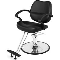 Salon Chair Barber Chair, Heavy Duty Hydraulic, 360 Degrees Rotation, PU Leather, Adjustable Height, for Salon Barbershop Home