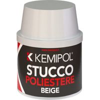 Kemipol mastic carrosserie 150 ml re'sines polyester bicomposant pour toles galvanise'es alliages le'gers fibre de verre