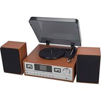 Denver MRD-52LIGHTWOOD stereo. Radio FM e Dab+. Giradischi e lettore CD. Connessione Bluetooth. Alloggiamento in legno